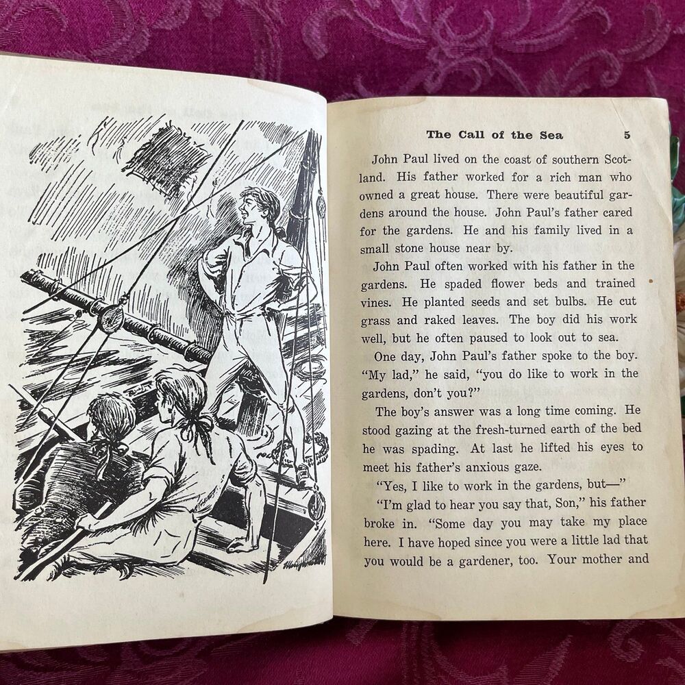1949 John Paul Jones by Vinson Brown, Vintage Book, Wheeler Publishing Company - Picture 5 of 10